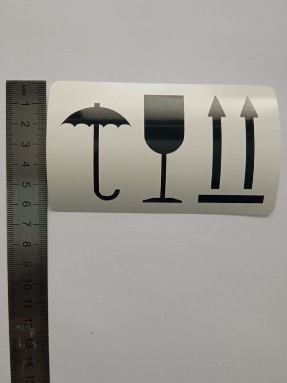 №910 Наклейка (Черные) Sticker, Art Blong — картинка 3