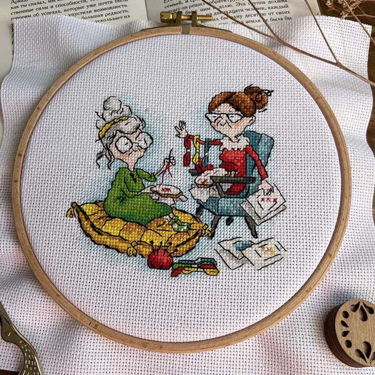 Набор для вышивания «Бабушки-вышивальщицы» — картинка 3