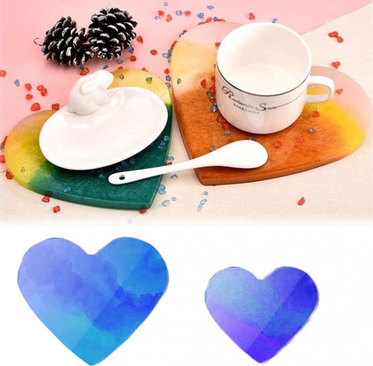 Силиконовый молд для эпоксидной смолы - Сердце - M — картинка 3