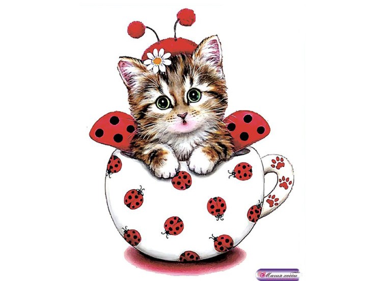 Папертоль «Коточашка - божья коровка» — картинка 2