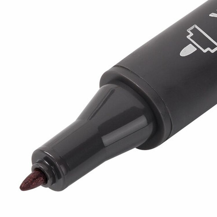 Маркер для скетчинга двусторонний 1 мм - 6 мм BRAUBERG ART CLASSIC, цвет: бледно-лиловый — картинка 4