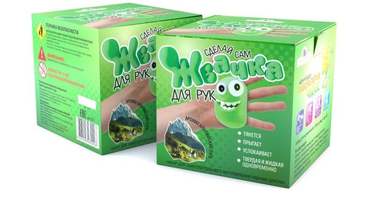 Набор Юного химика Жвачка для рук «Альпийские луга» — картинка 2
