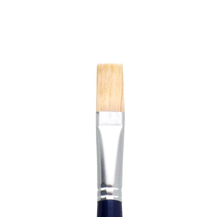 Кисть щетина «Gallery» №06, удлиненная выставка, плоская, 5 шт., длинная ручка, Vista-Artista — картинка 2