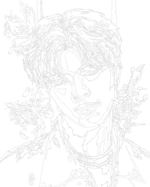 Картина по номерам «Stray Kids Стрей Кидс: Ким Сынмин Арт» — картинка 2