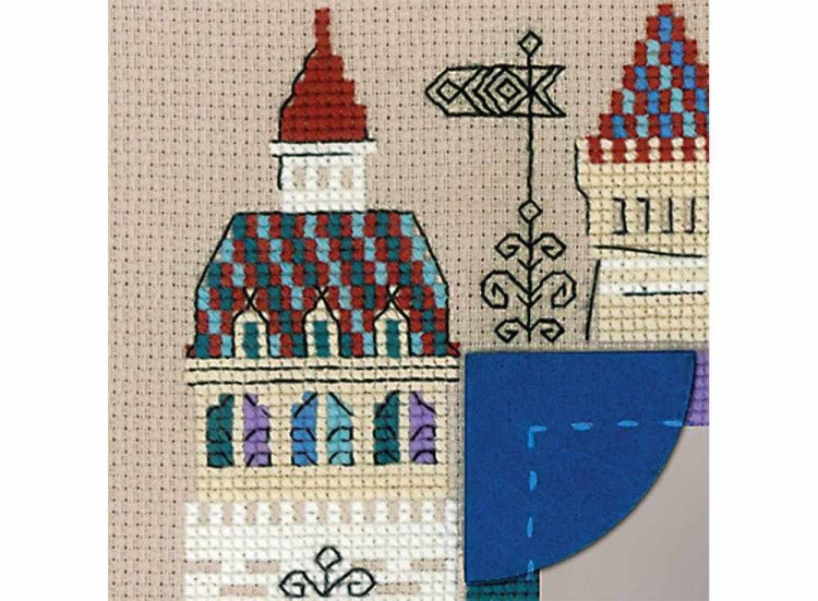 Набор для вышивания «Панно для фотографии. Рыцарский замок» — картинка 2
