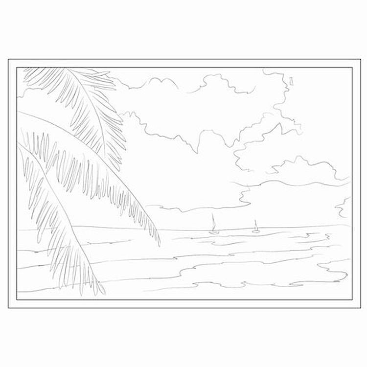 Папка для акварели с эскизом, большая, А3, 10 л., 200 г/м2 — картинка 10