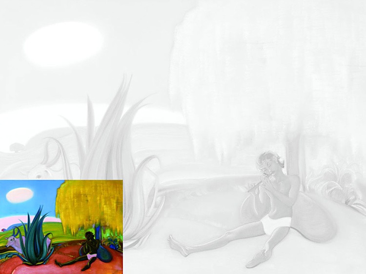 Холст «Священная флейта IV» — картинка 2