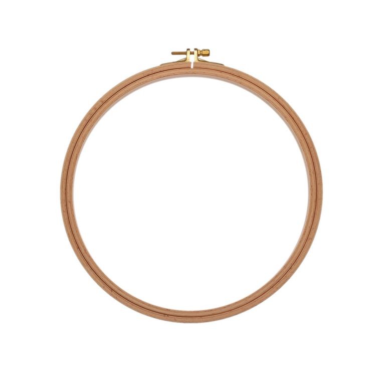 Пяльцы деревянные с винтом, диаметр 22 см, h=24 — картинка 2