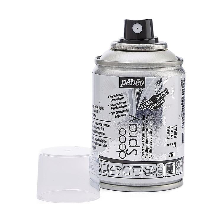 Краска на водной основе decoSpray, 093761 Жемчужный перламутровый — картинка 2