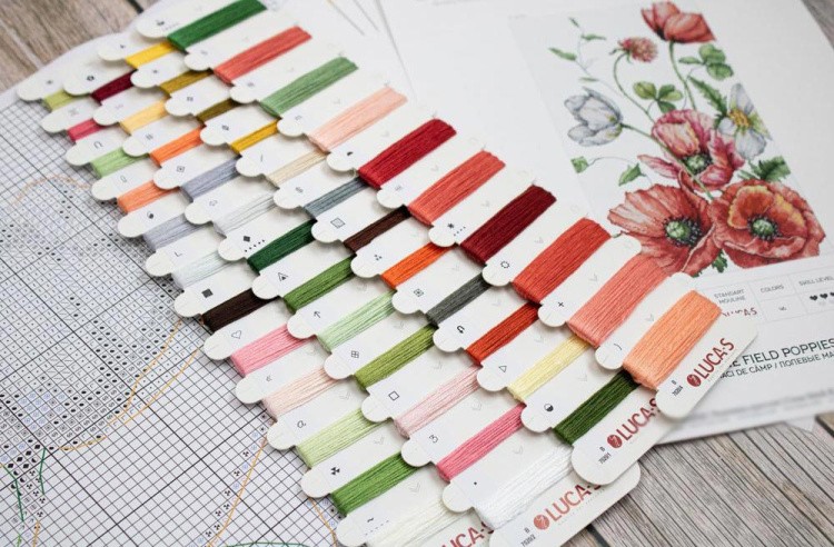 Набор для вышивания «Полевые маки» — картинка 4