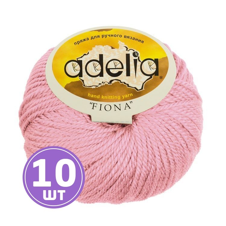 Пряжа Adelia FIONA (202), светло-розовый, 10 шт. по 50 г
