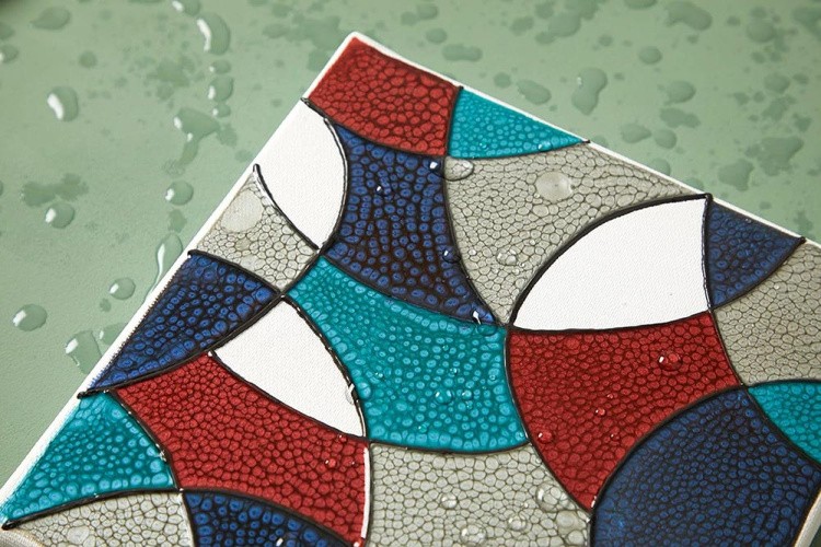 Набор красок Pebeo Fantasy Prisme «Коллекция» с фактурным эффектом с аксессуарами, 10 цв. — картинка 13