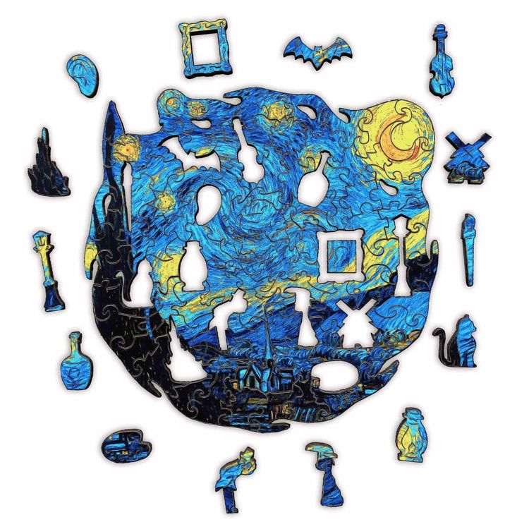 Деревянные пазлы Woodzle «Звездная ночь» (S) — картинка 2