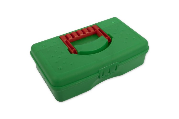 Коробка пластиковая для швейных принадлежностей, цвет: зеленый, Gamma 