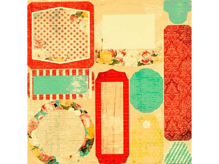 Набор бумаги «Яркие цветы» — картинка 2