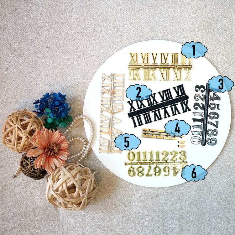 Цифры для часов, стиль 2 — картинка 4