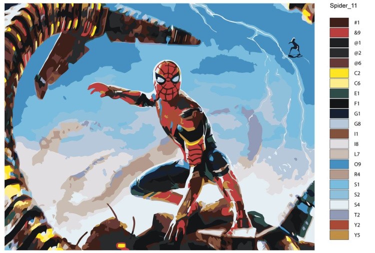 Картина по номерам «Человек-паук: Нет пути домой - Постер 2» — картинка 2