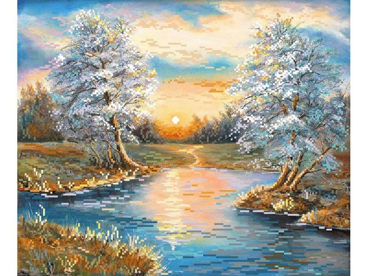 Набор вышивки бисером «Иней» — картинка 2