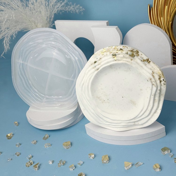 Силиконовый молд - Тарелка/блюдо, 16x15,5см, 1 шт. — картинка 2