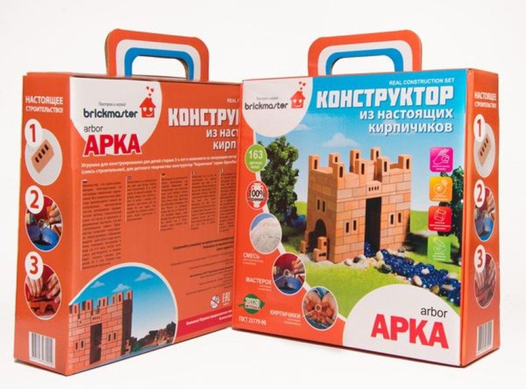 Конструктор из кирпичиков Brickmaster: «Арка» (163 дет) — картинка 4