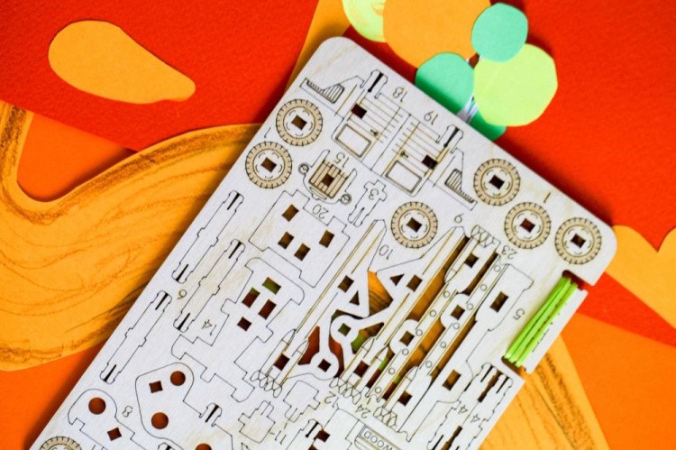 Конструктор из дерева «Катюша», UNIWOOD — картинка 5