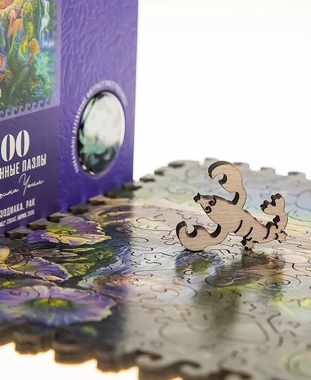 Деревянные пазлы DAVICI «Знак зодиака. Рак» — картинка 6