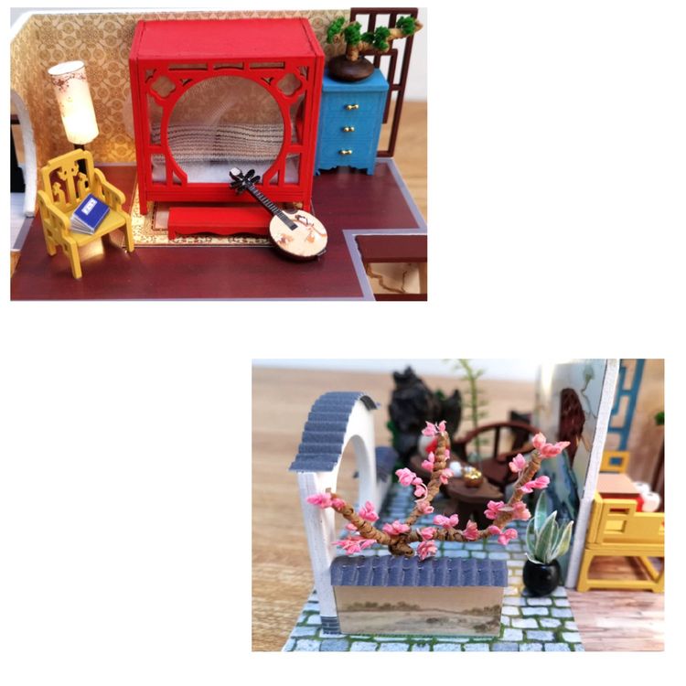 Набор для создания миниатюры (румбокс) «Восточный лофт» (русифицированная версия) — картинка 2