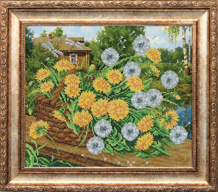 Набор вышивки бисером «Одуванчики» — картинка 2