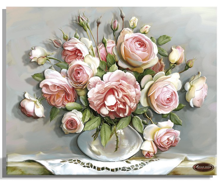 Набор папертоль «Розы Федеричи» 36x29 см  — картинка 2