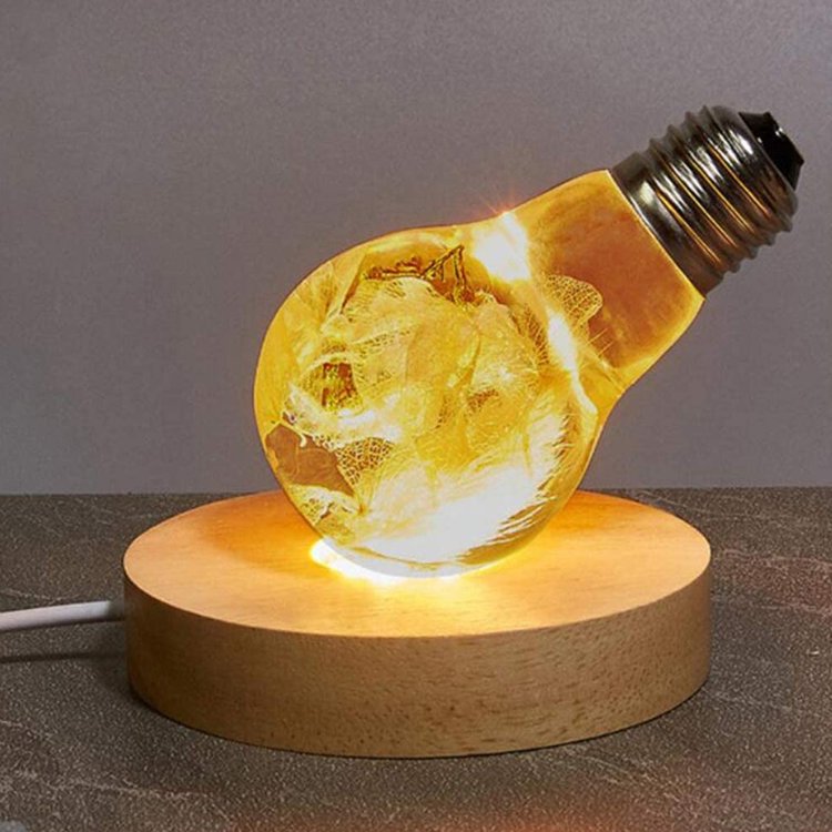 Деревянная основа для лампы - круглая 1 шт. — картинка 3