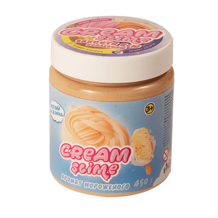 Лизун Cream-Slime с ароматом мороженого, 450 г