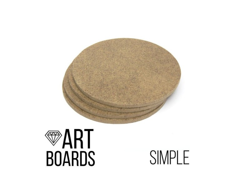 Заготовка для подставок под кружку круглая, 1 шт., Craftsmen.store — картинка 2