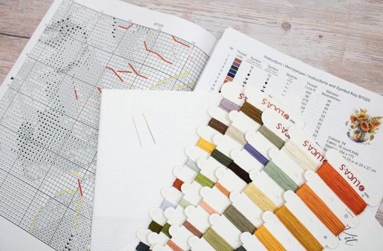 Набор для вышивания «Ваза с подсолнухами» — картинка 4