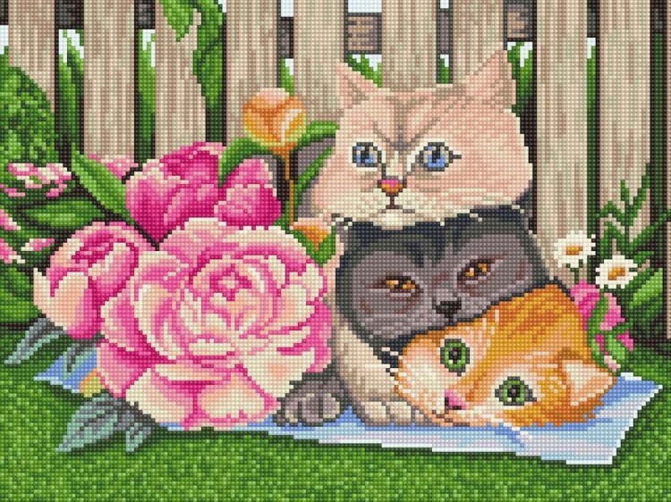 Алмазная вышивка «Лежебоки» — картинка 2