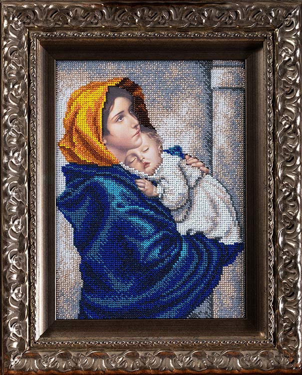 Набор вышивки бисером «Мадонна улиц» — картинка 2