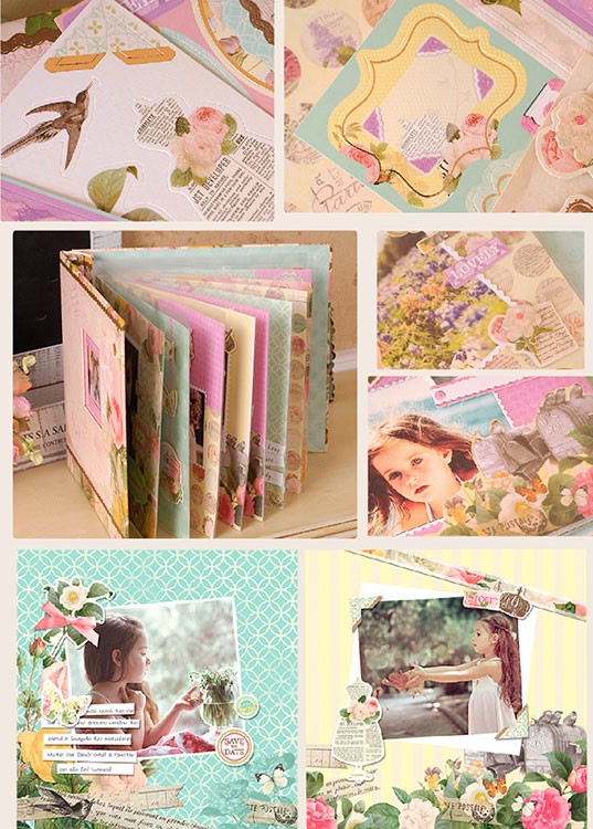 Набор для создания альбома «Розовое настроение» — картинка 5