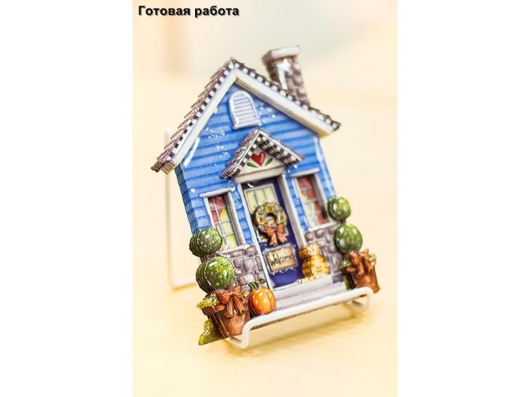 Папертоль «Домик с котенком» — картинка 4