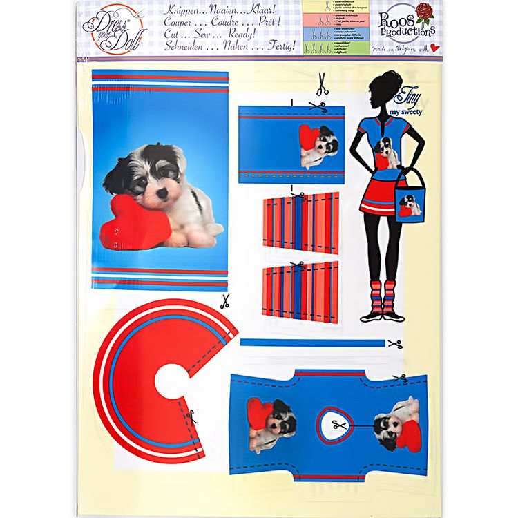 Набор для шитья «Одежда для кукол Tiny My Sweet №1» — картинка 2