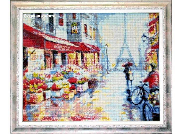 Алмазная вышивка «Вдвоем по Парижу» — картинка 3