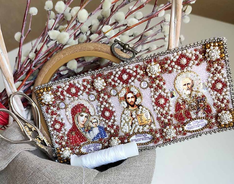 Вышивка Образа в каменьях «Иконостас (дорожная)» — картинка 2