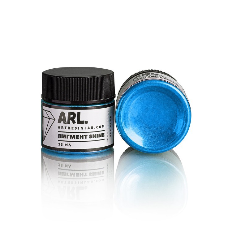 Пигмент SHINE SKY BLUE, небесно-голубой 25 мл, Art Resin LAB — картинка 2