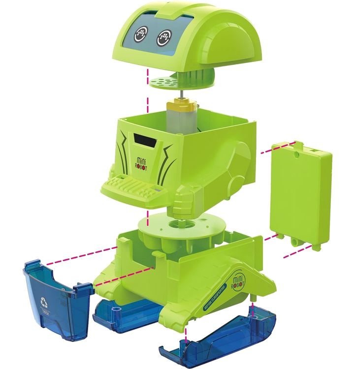 Мини-робот «VACUUMBOT» (пылесос), EdiToys — картинка 3