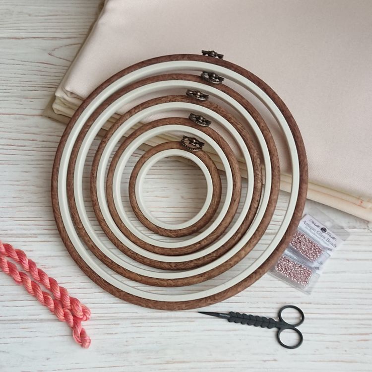 Пяльцы-рамка каучуковые, диаметр 9,5 см, h=10 — картинка 4