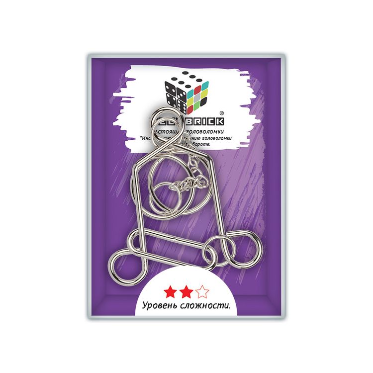 Головоломка металлическая Ракета, 6 элементов — картинка 2