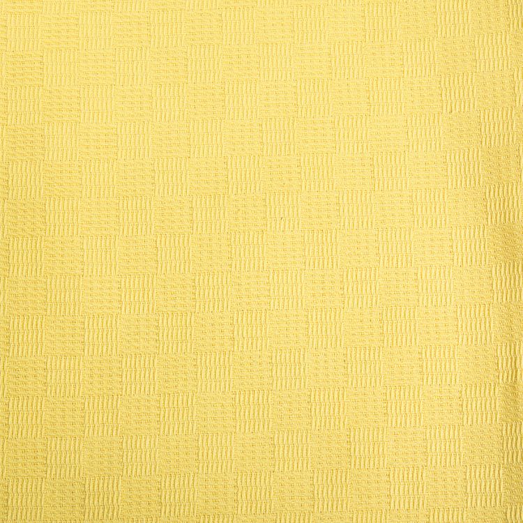 Ткань Вафельное Пике, 130г/м², 100% хлопок, 3 м, ширина 240 см, цвет: нежно-желтый, Wella Home