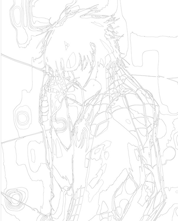 Картина по номерам «Человек паук Spiderman: аниме арт 40x50» — картинка 3