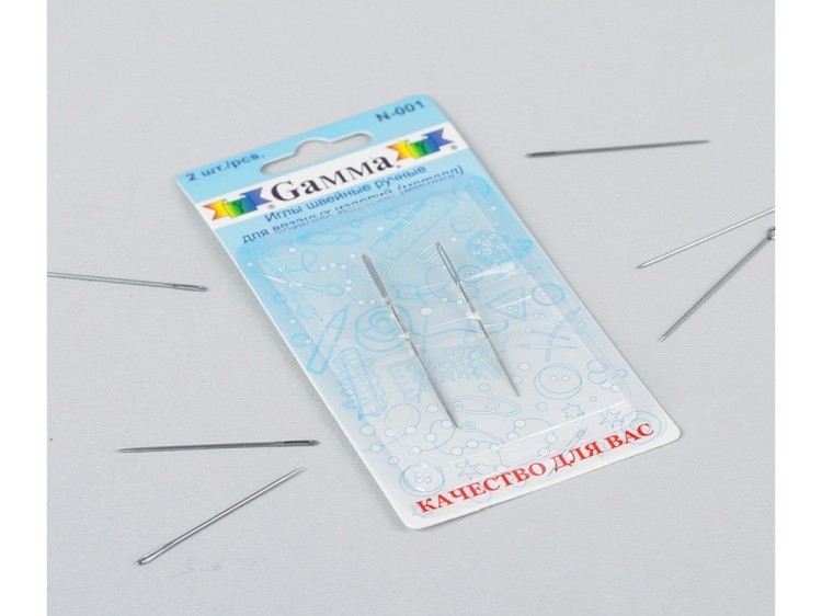 Иглы ручные Gamma для вязаных изделий, 2 шт. — картинка 2