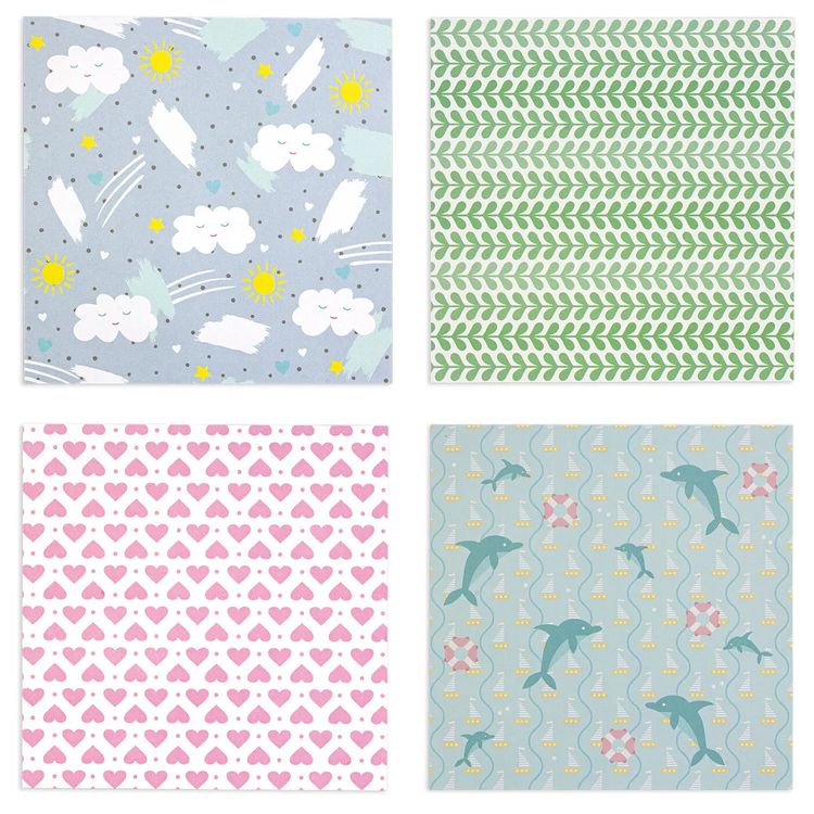 Бумага для скрапбукинга 30х30 см «Бэби-бук», 12 дизайнов — картинка 5