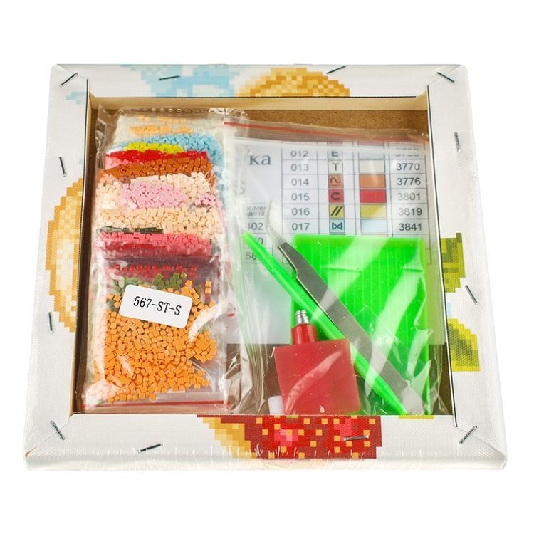 Алмазная вышивка «Шляпка с клубникой» — картинка 4