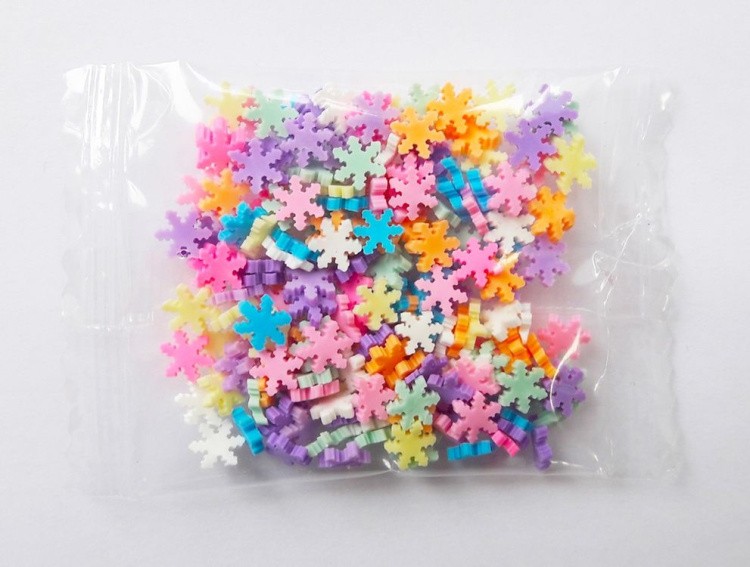 Добавка для слаймов (лизунов) снежинки — картинка 2